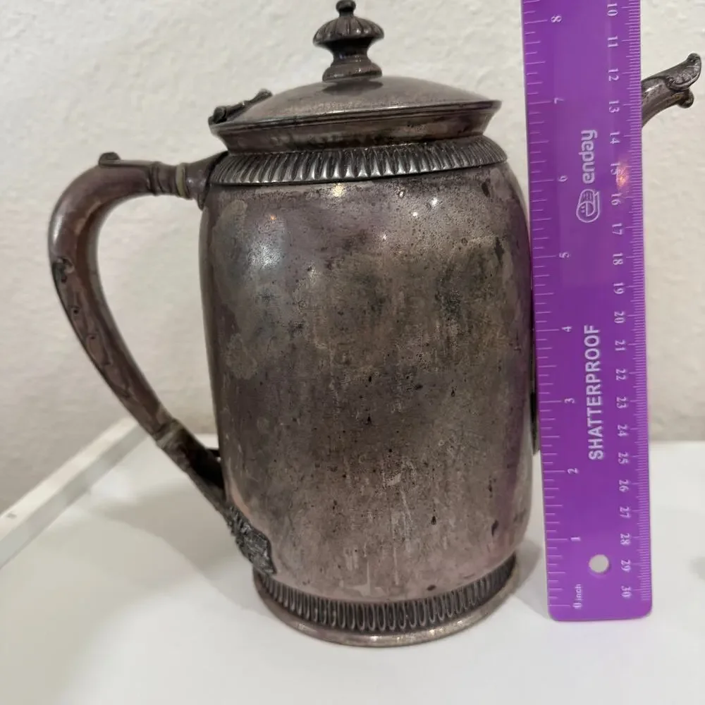Vintage MFD Reed & Barton Silver Plate Coffee Tea Set 3 Pc Creamer Sugar 3131